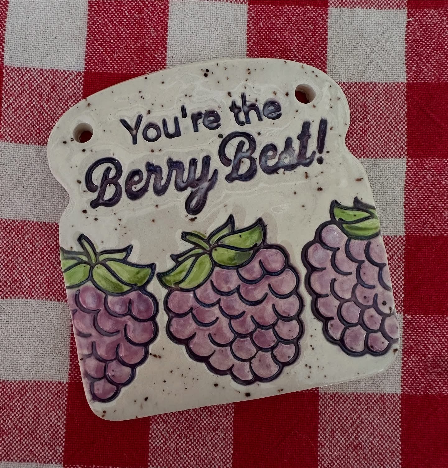 Raspberry stamp and "You're the Berry Best!" Word Stamp, Each or Set - December 2024 Valentines - Punny Food themed Mystery Box, multiple sizes available