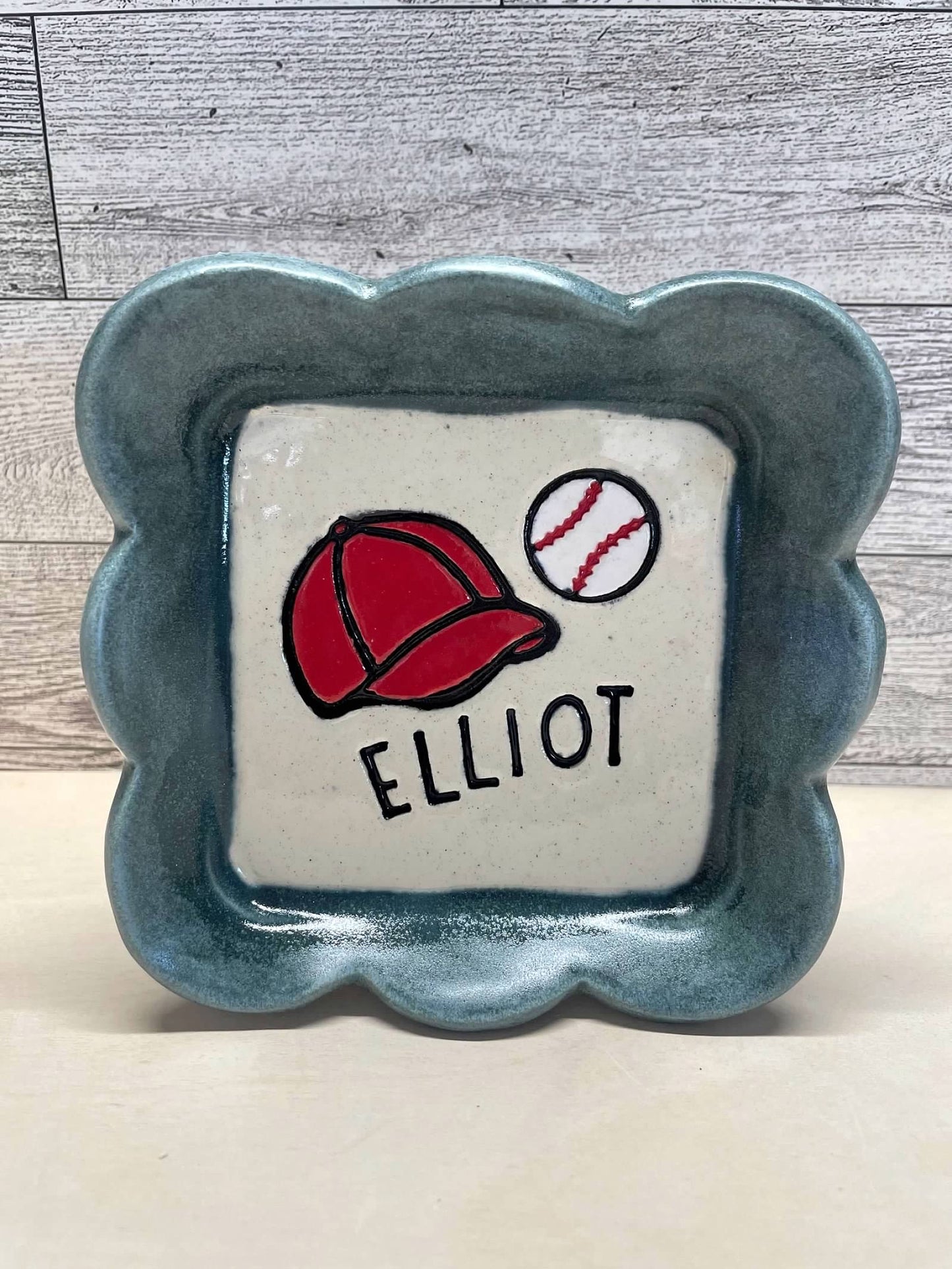 Baseball Cap pottery stamp, from the April 2024 Boys Themed mystery box - multiple sizes available, 3D printed