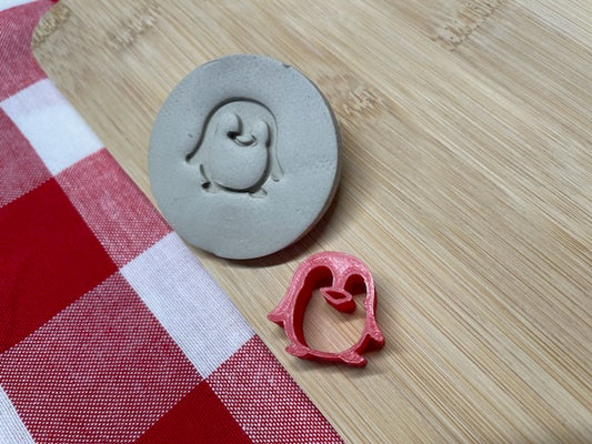 Penguin Mini Pottery Stamp - November 2021 Stamp of the Month, multiple sizes