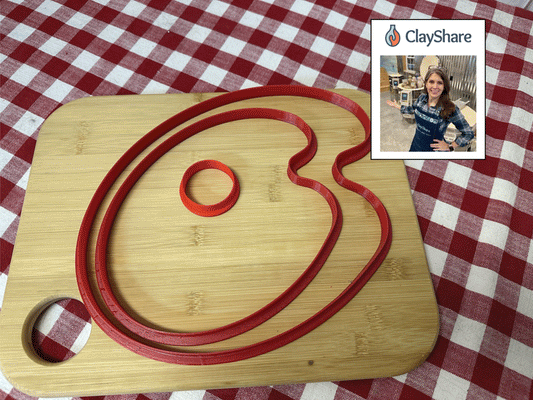 Palette Clay Cutter Template - Jessica Putnam-Phillips' Design - Choose Size or Set