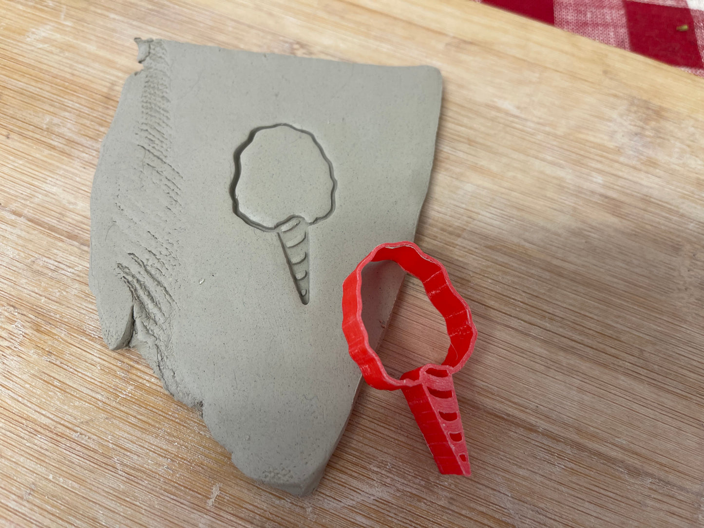 Cotton Candy Pottery Stamp - mini from the March 2023 mystery box, plastic 3D printed, multiple sizes