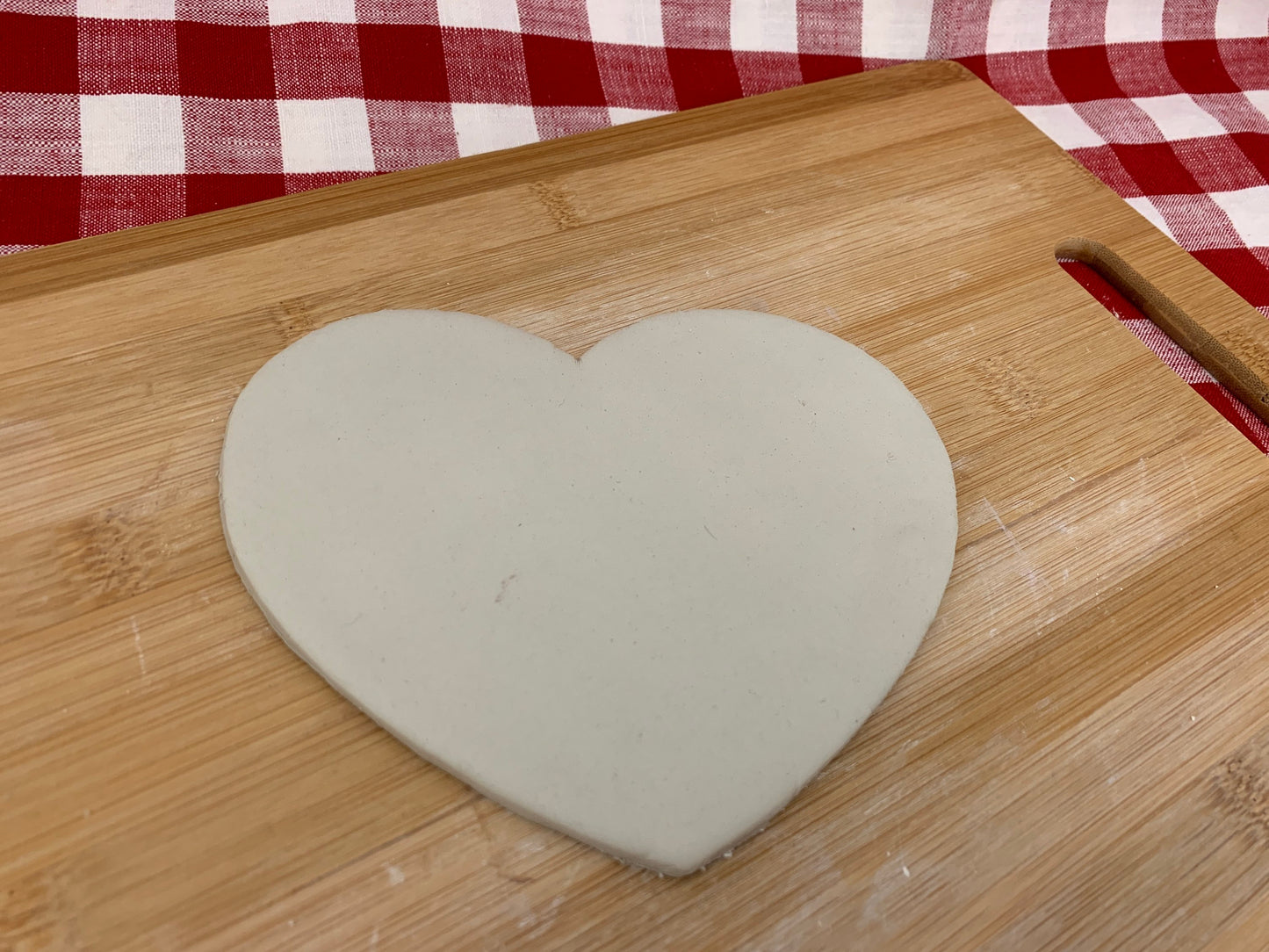 Heart Clay Cutter, extra large cutters, pottery tool - choose size