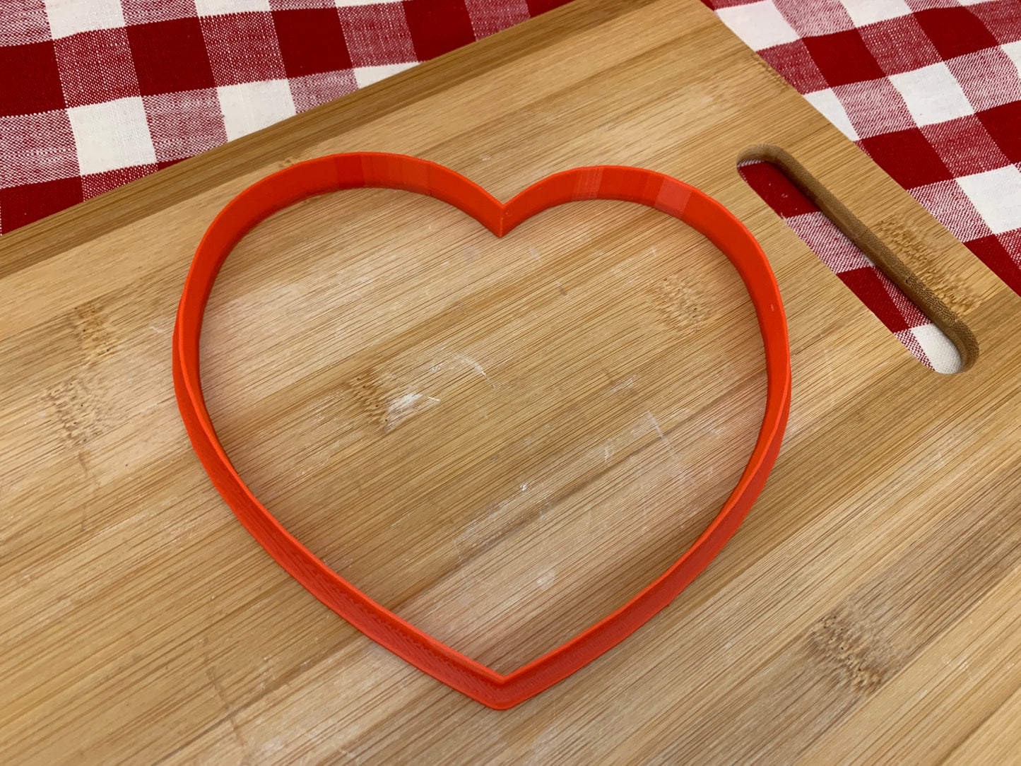 Heart Clay Cutter, extra large cutters, pottery tool - choose size