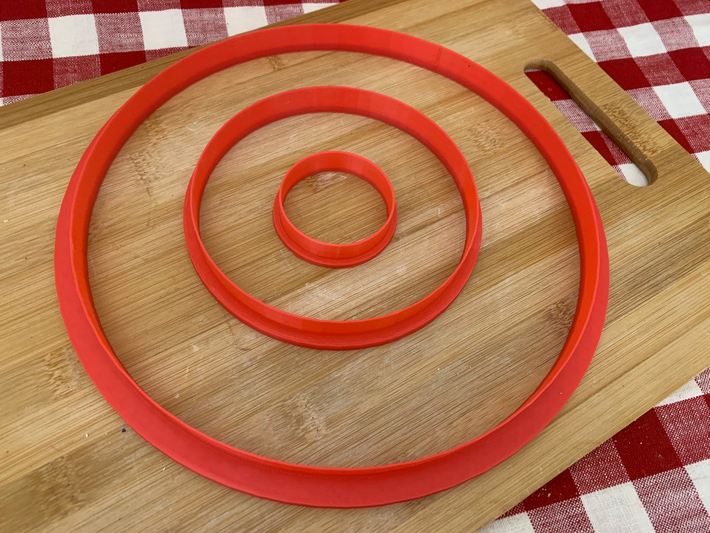 Plain Circle, Clay Cutter - plastic 3D printed, pottery tool, multiple sizes