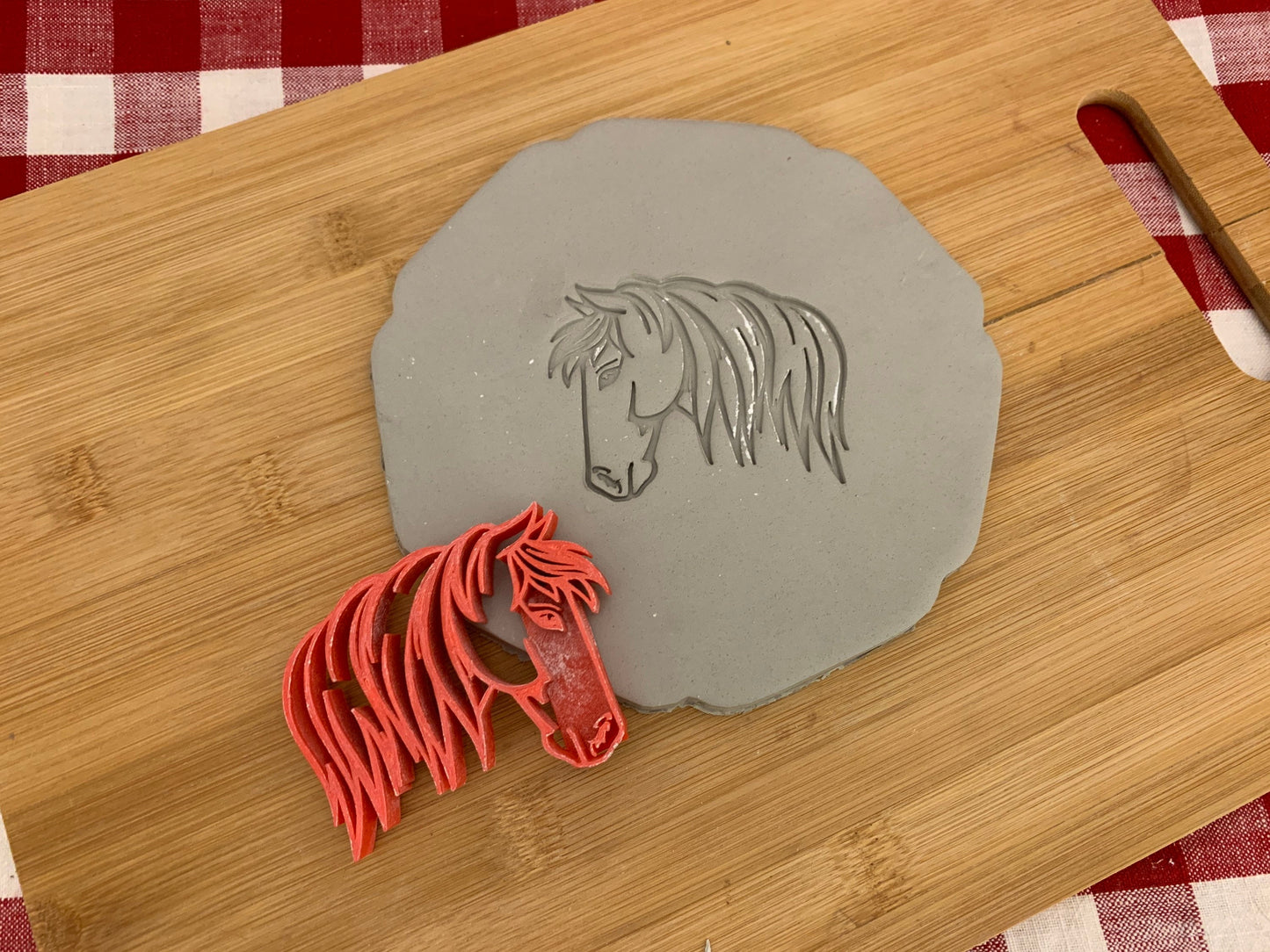 Pottery Stamp, Horse design - multiple sizes