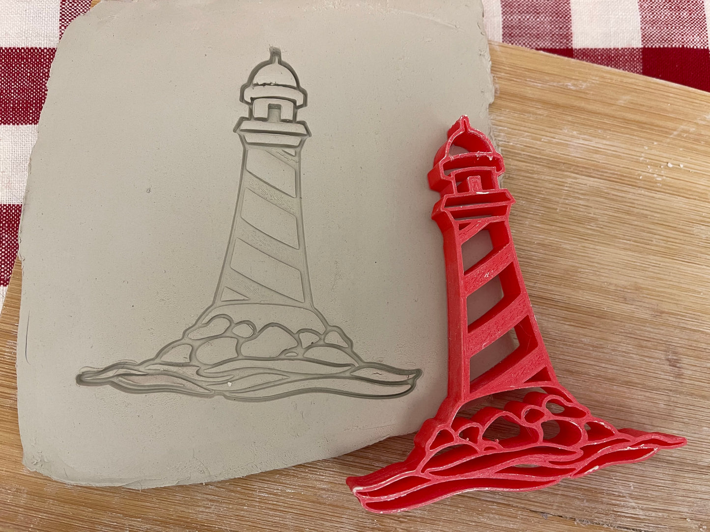 Lighthouse stamp - plastic 3D printed, multiple sizes