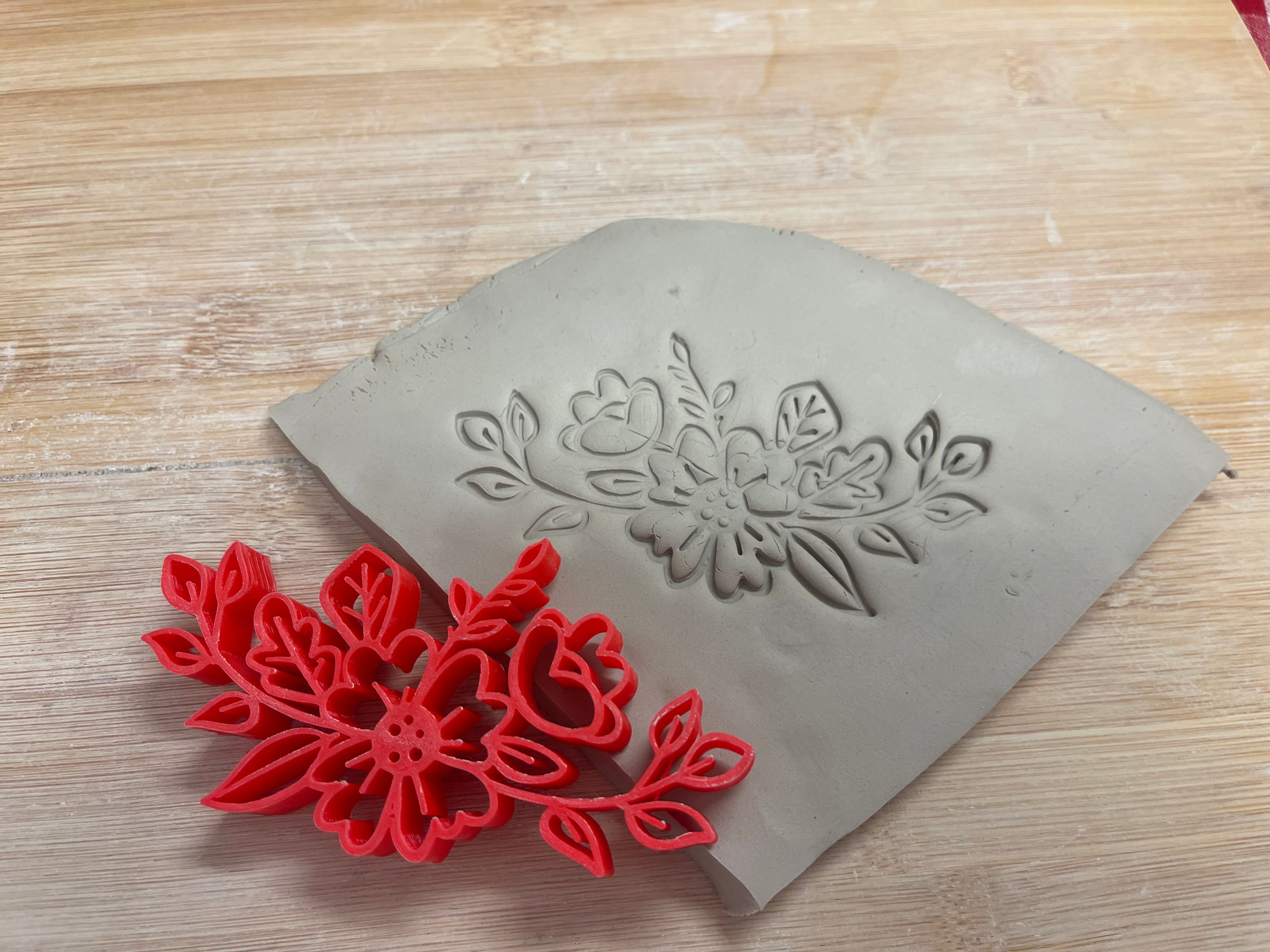 Autumn Stamp Series - Autumn Flower Stamp, plastic 3D printed, multipl – De  La Design