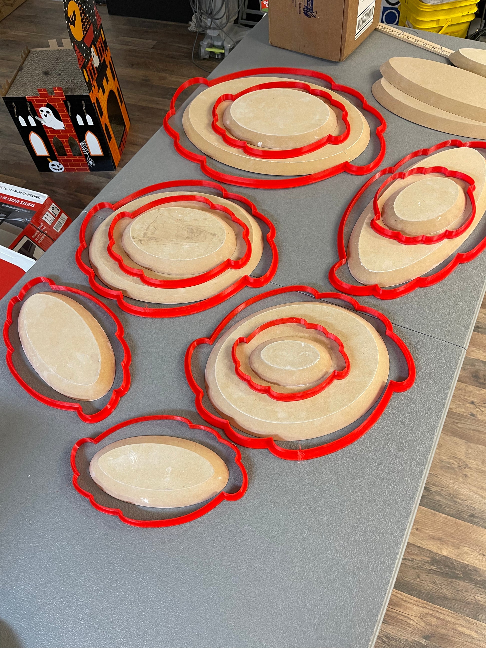 Scalloped Circle, Clay Cutter, 14 petal design - Plastic 3D printed, P – De  La Design