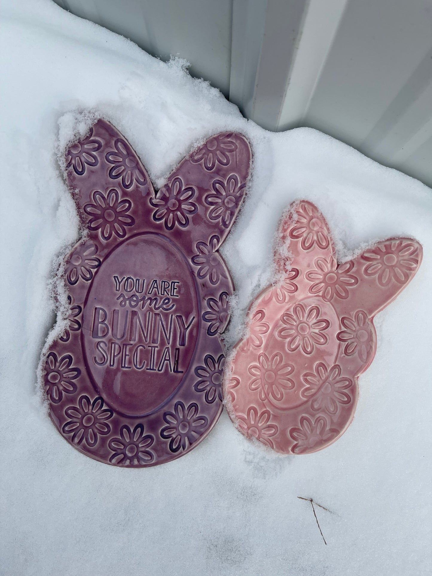 Peep style Bunny Clay Cutters, made to match GR Pottery form - plastic 3D printed, multiple sizes