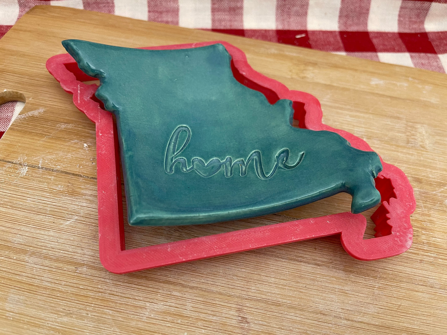 Choose Your State Clay Cutter - State or Country, plastic 3D printed, multiple sizes