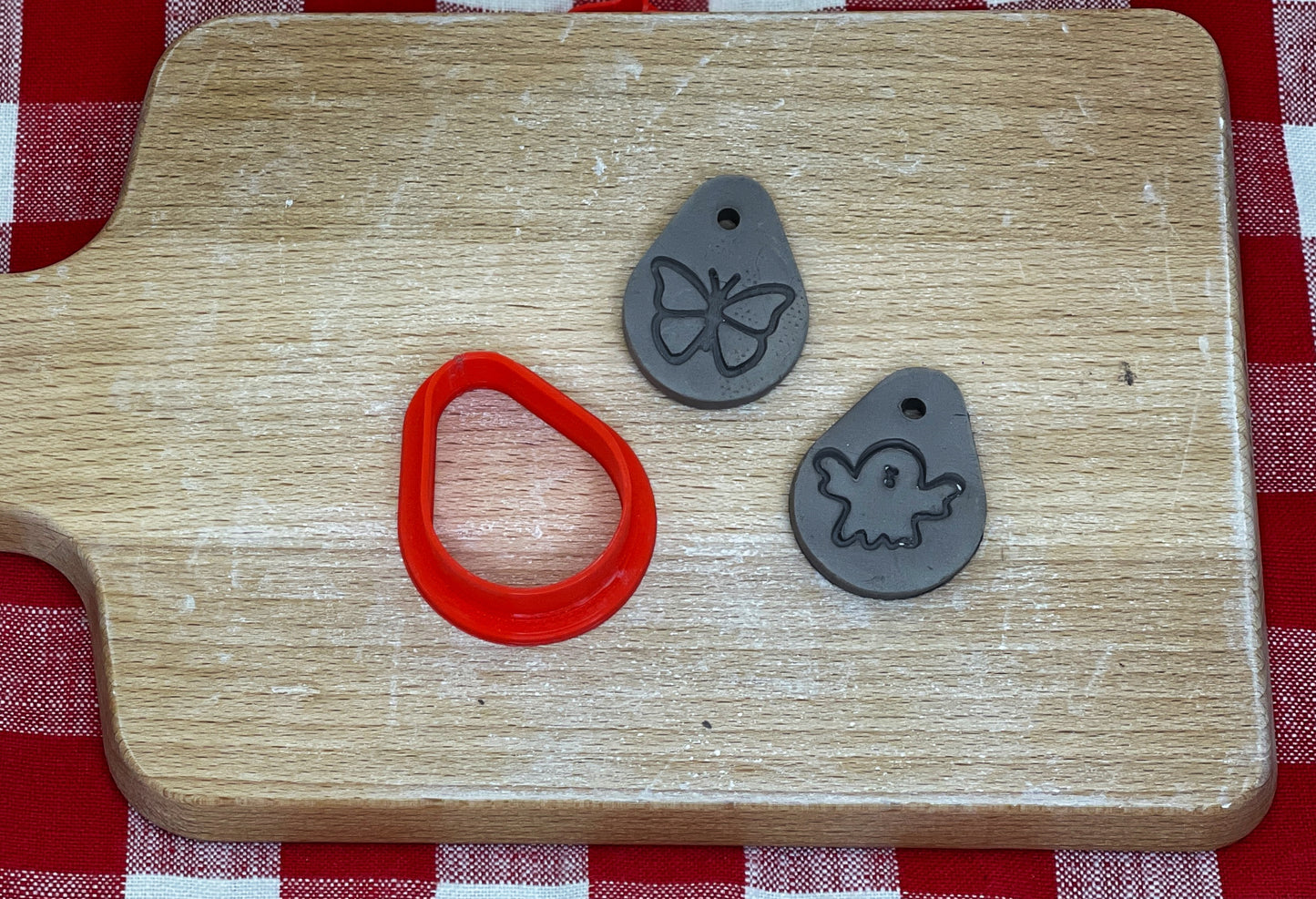 Pendant Clay Cutter - Pottery Tool, plastic 3D printed, choose size up to 12" diameter