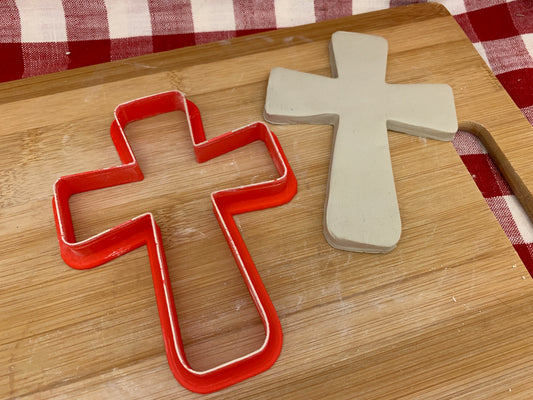 Cross, Clay Cutter - plastic 3D Printed, pottery tool, multiple sizes