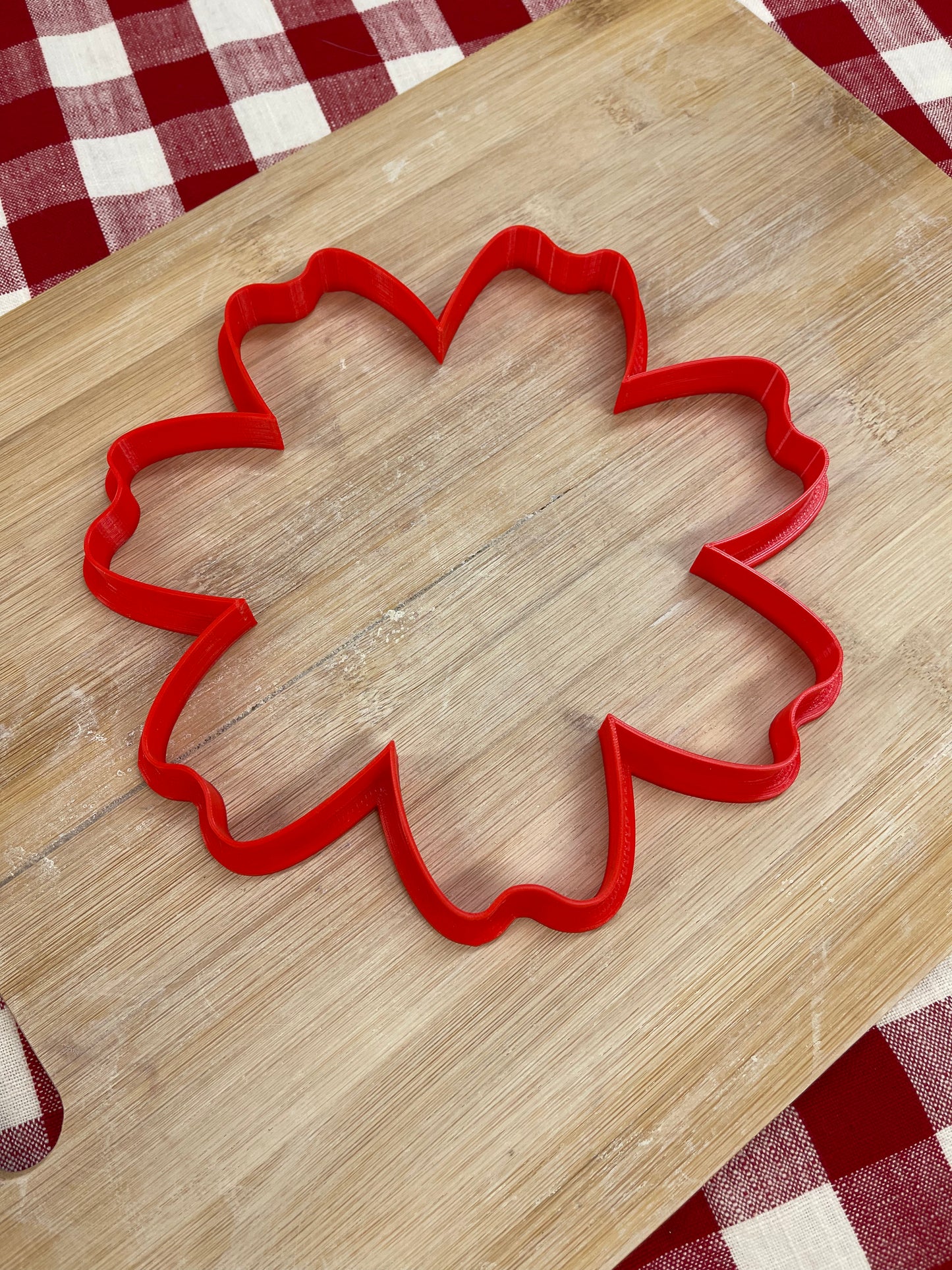 Flower Maria Sampson inspired 7 Petal Design Clay Cutter  - 3D Printed Choose Sizes up to 16"