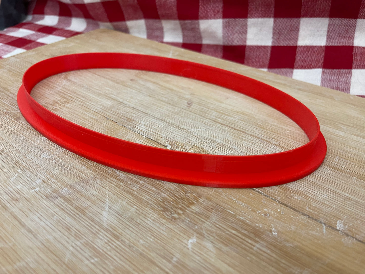 Plain oval, Clay cutter - Plastic 3D printed, XL pottery tool, multiple sizes