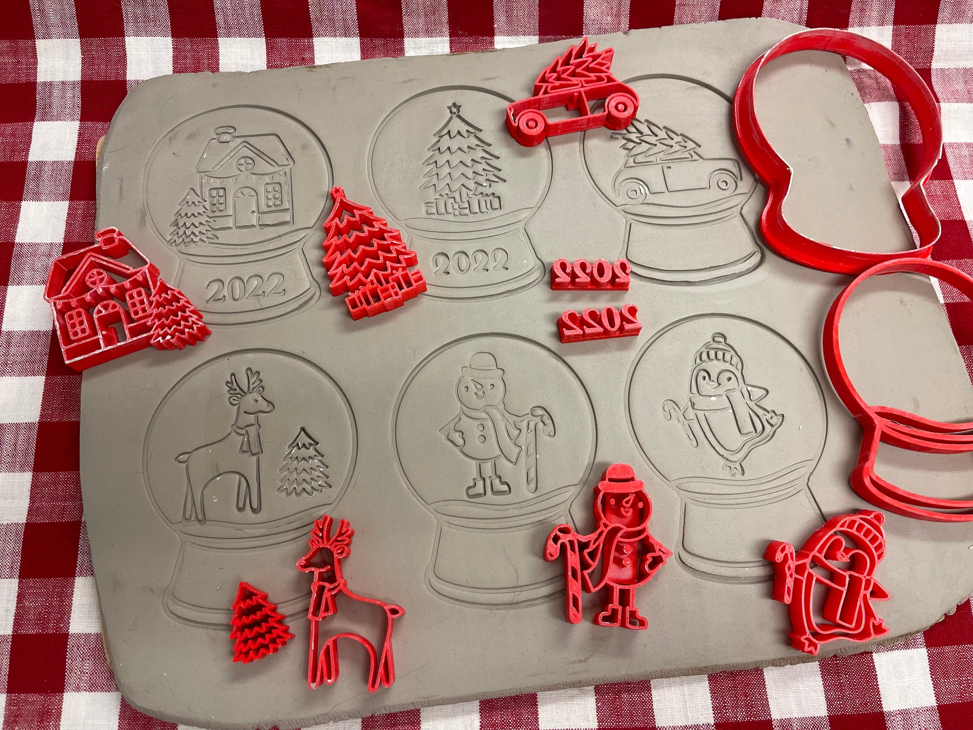 STL file Set x 18 Stamps Snowflake Stamp Snow Holidays Chrsitmas Christmas  Cookies Cookies Cookies Clay ❄️・3D printer design to download・Cults