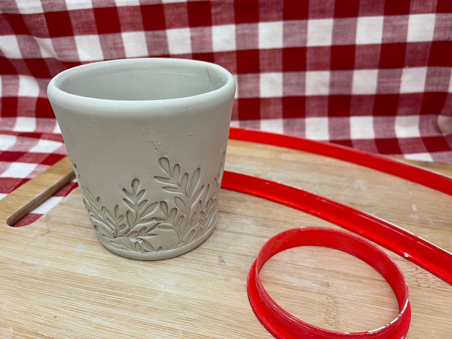 Mug Template Clay Cutter - 3.25" Base x 4" Tall x 4" Top, plastic 3D printed